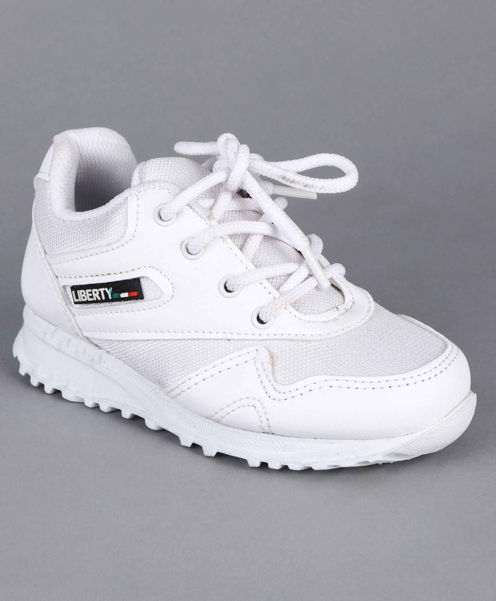 liberty force 10 school shoes white