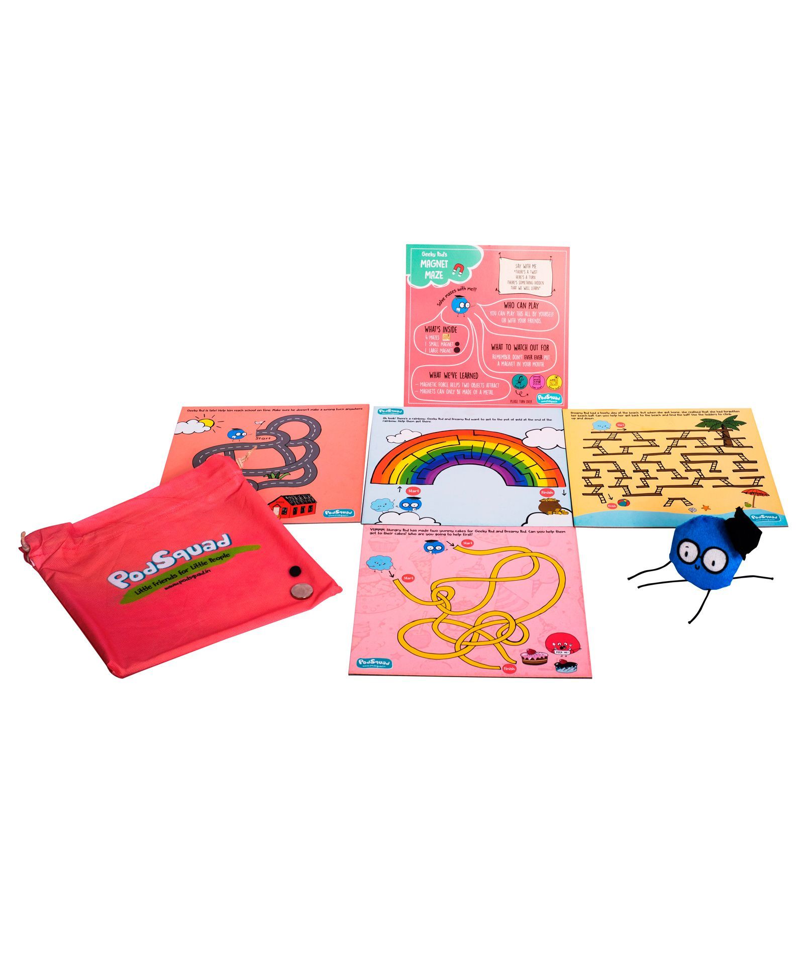 PodSquad Smarty Pod & Geeky Pod's Fun Puzzle 2 in 1 Pack