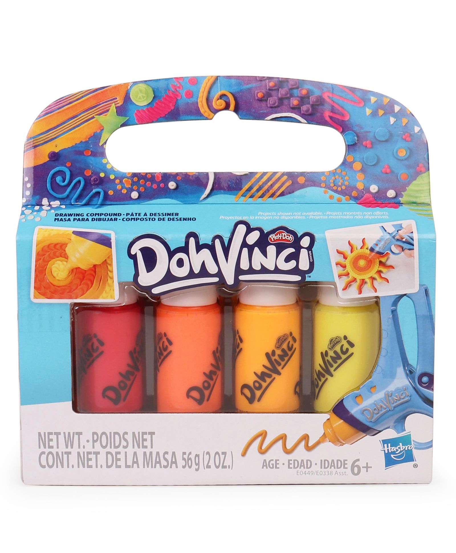Play Doh Shades Pack of 4 - 56 gm each
