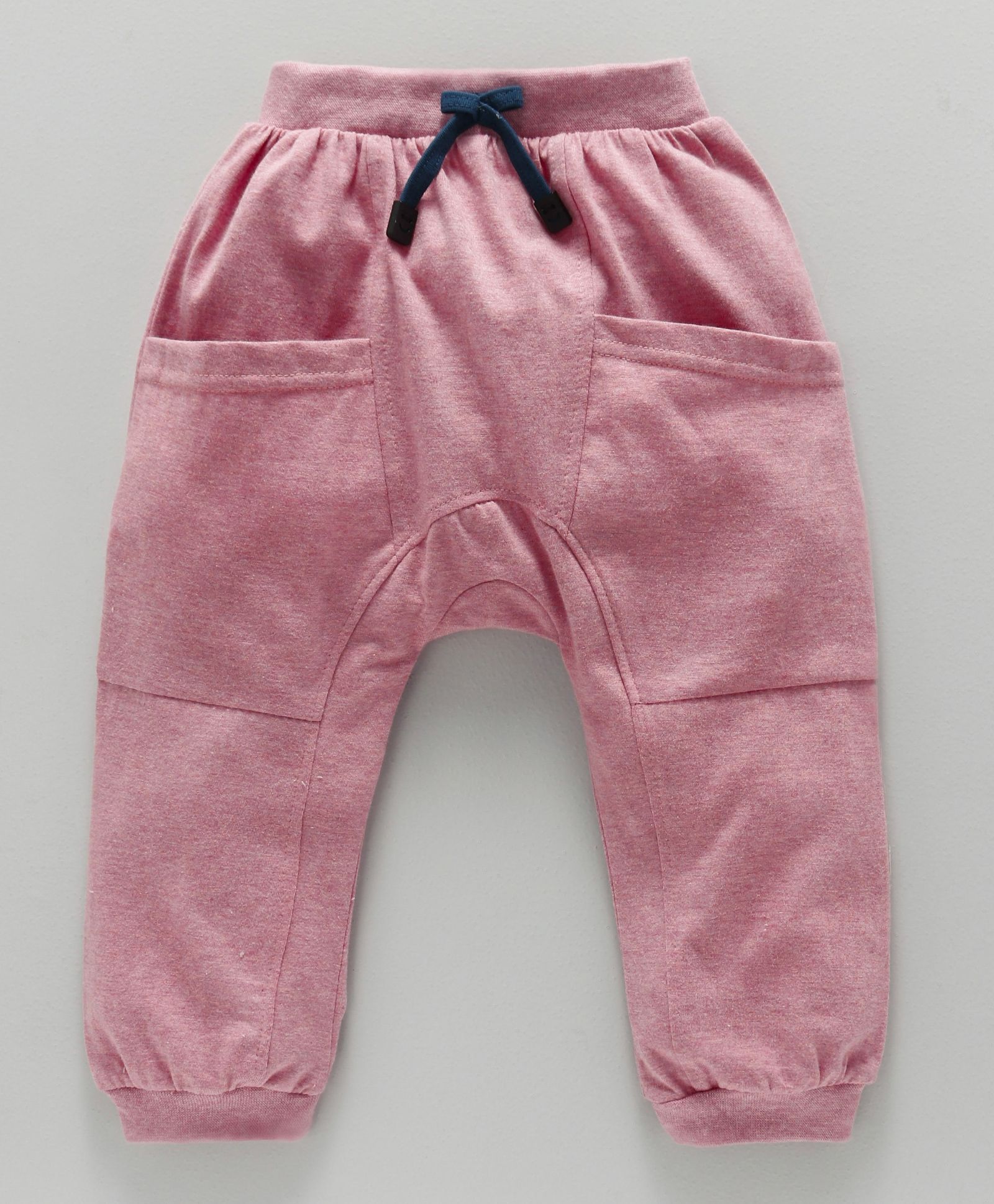Mini Taurus Full Length Solid Lounge Pant - Pink