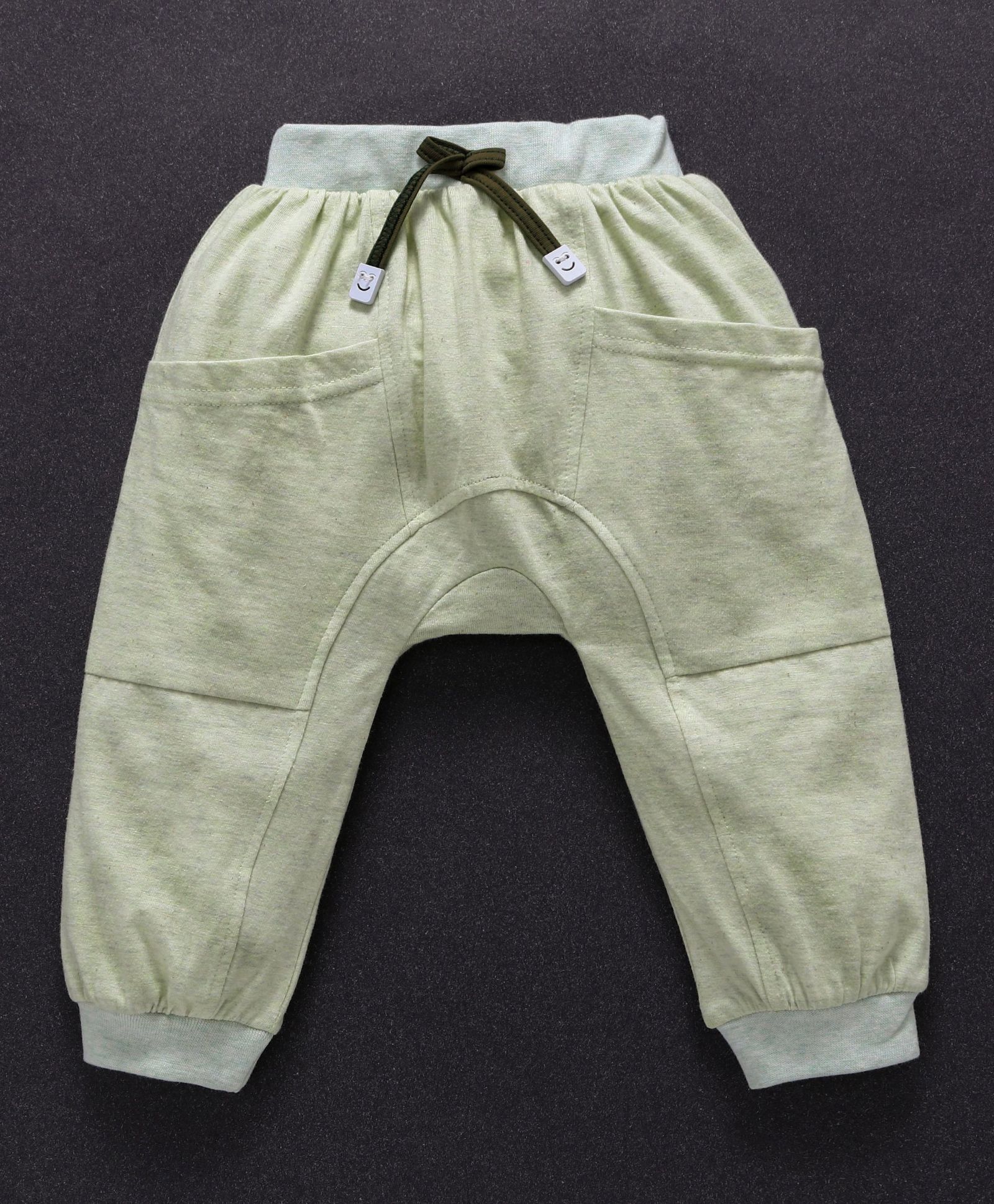Mini Taurus Full Length Solid Lounge Pant - Light Green