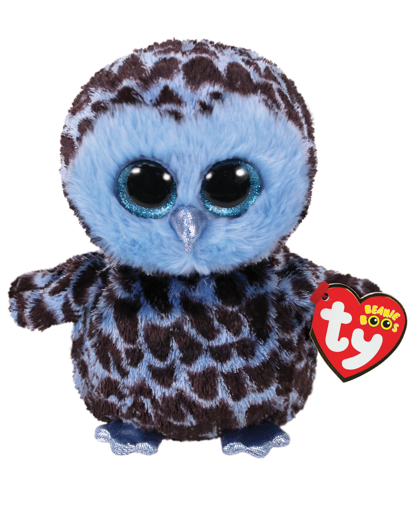 Jungly World Owl Soft Toy Blue & Brown