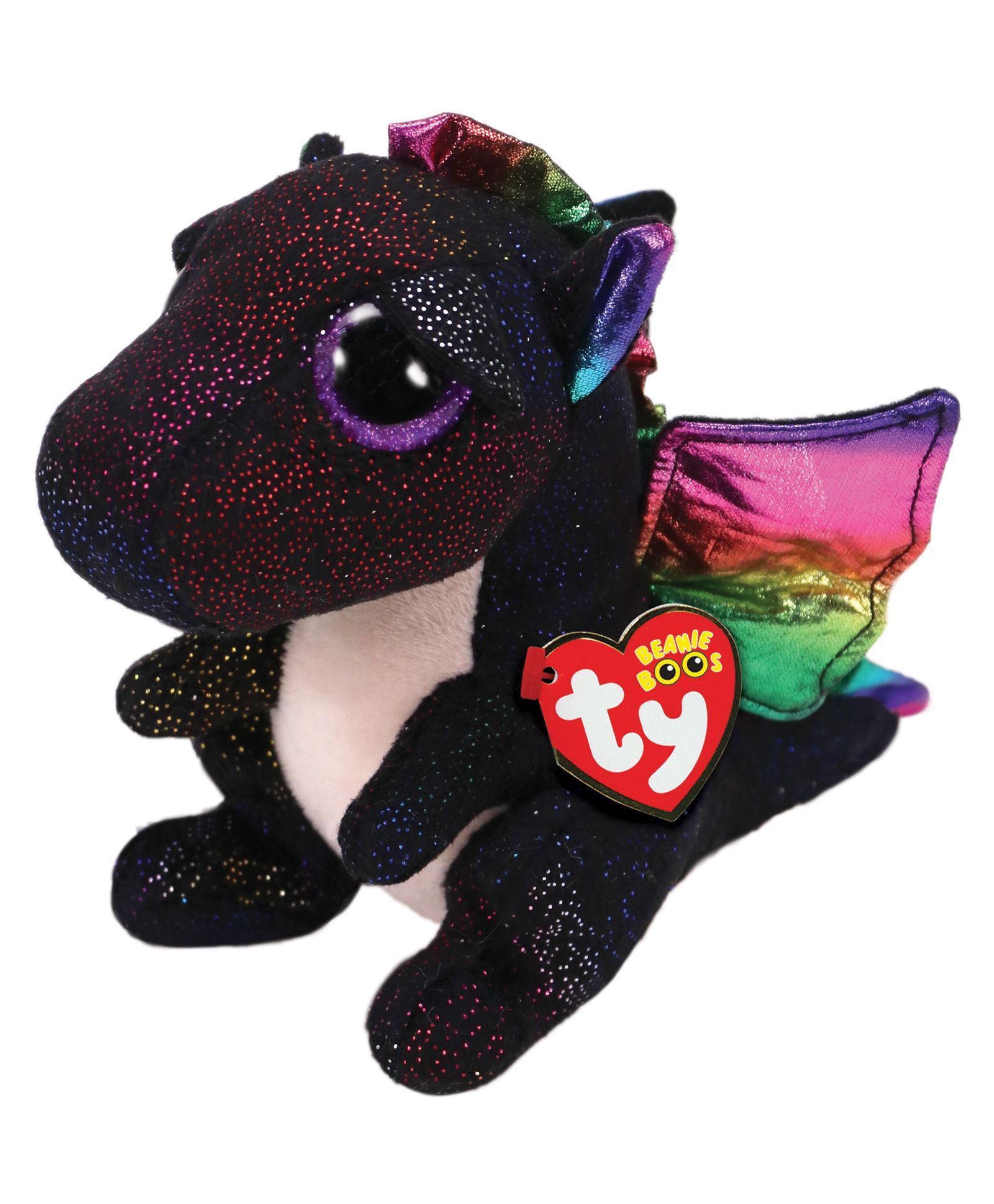 Jungly World Dragon Soft Toy Black
