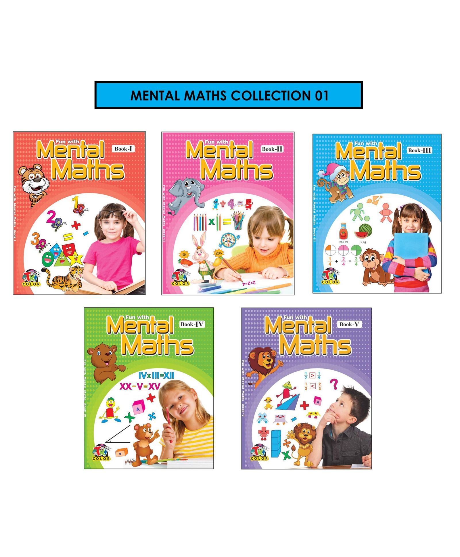 Mental Math Books Set of 5
