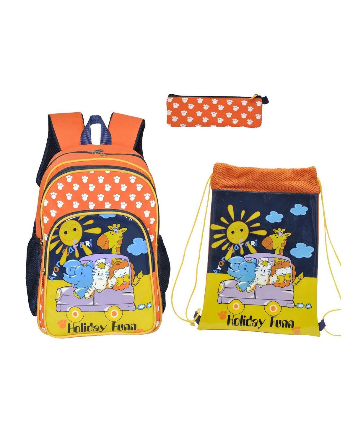 Avon Bags Backpack Combo Set of 3 Orange
