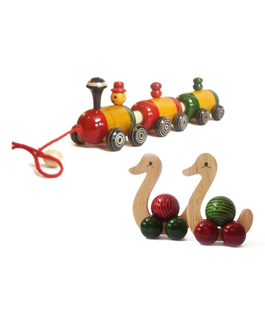 Aatike Wooden Boogie Woogie & Swan