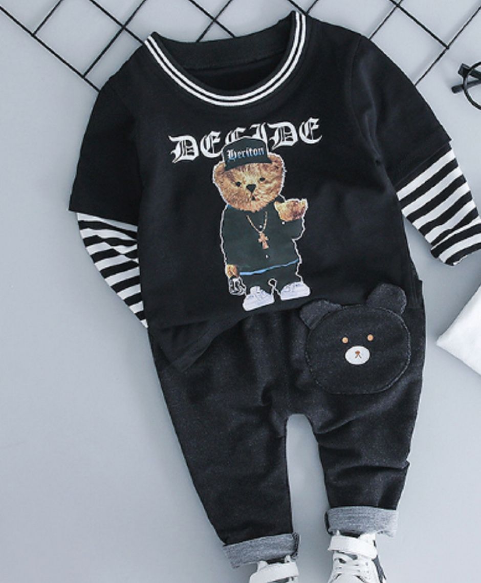 Dells World Full Sleeve Tee & Full Length Bottom Set