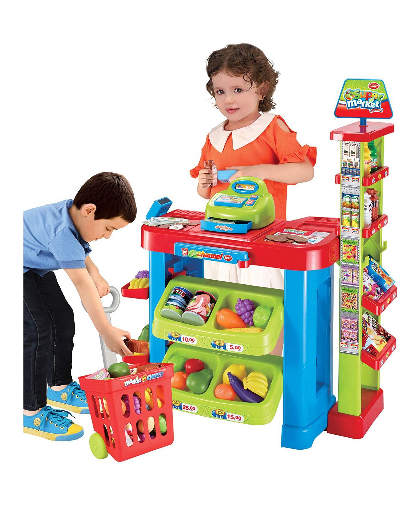 GetBest Kids Supermarket Playset Multioclour