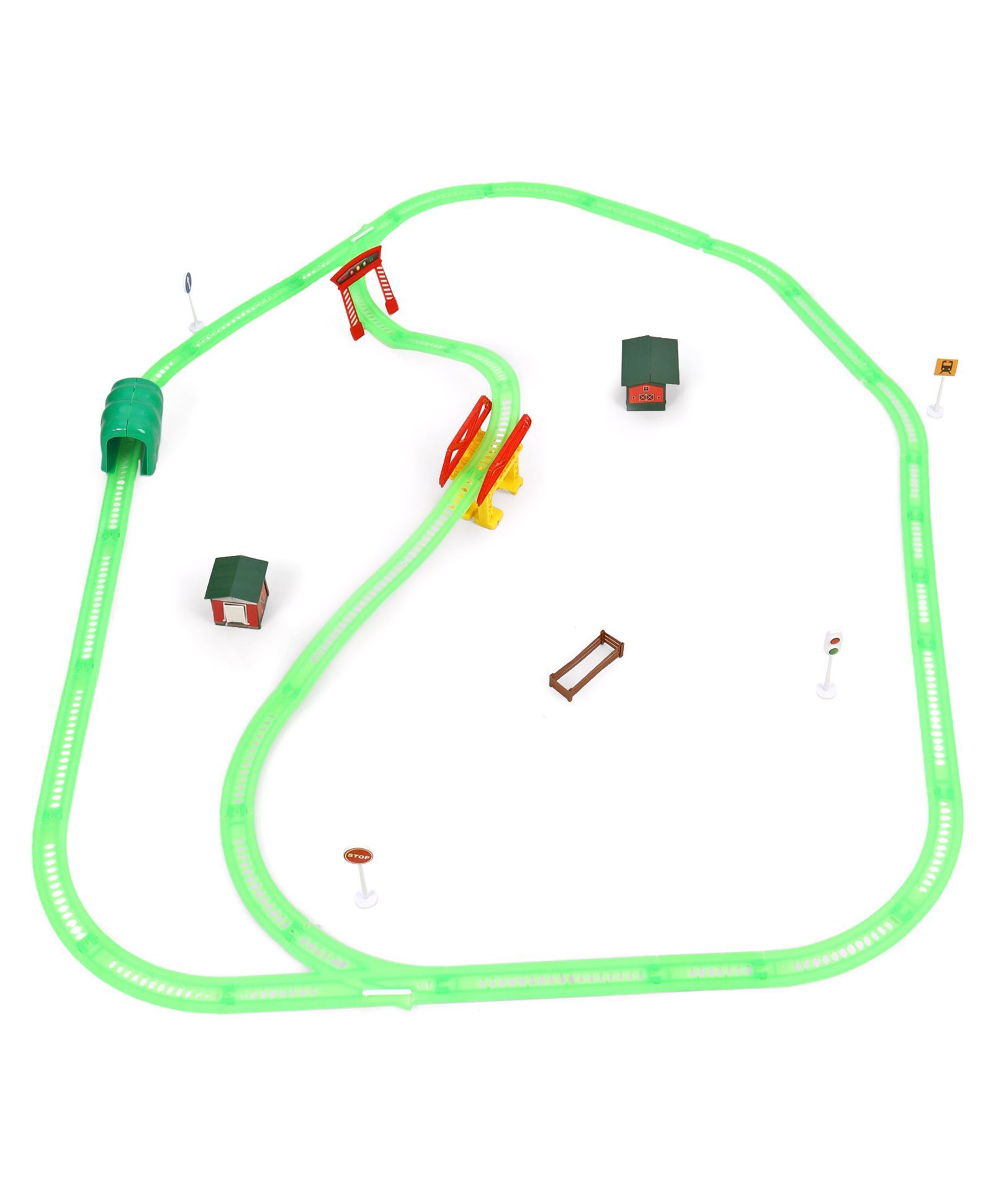 TurboS  BSQ Glow in Dark Train Set