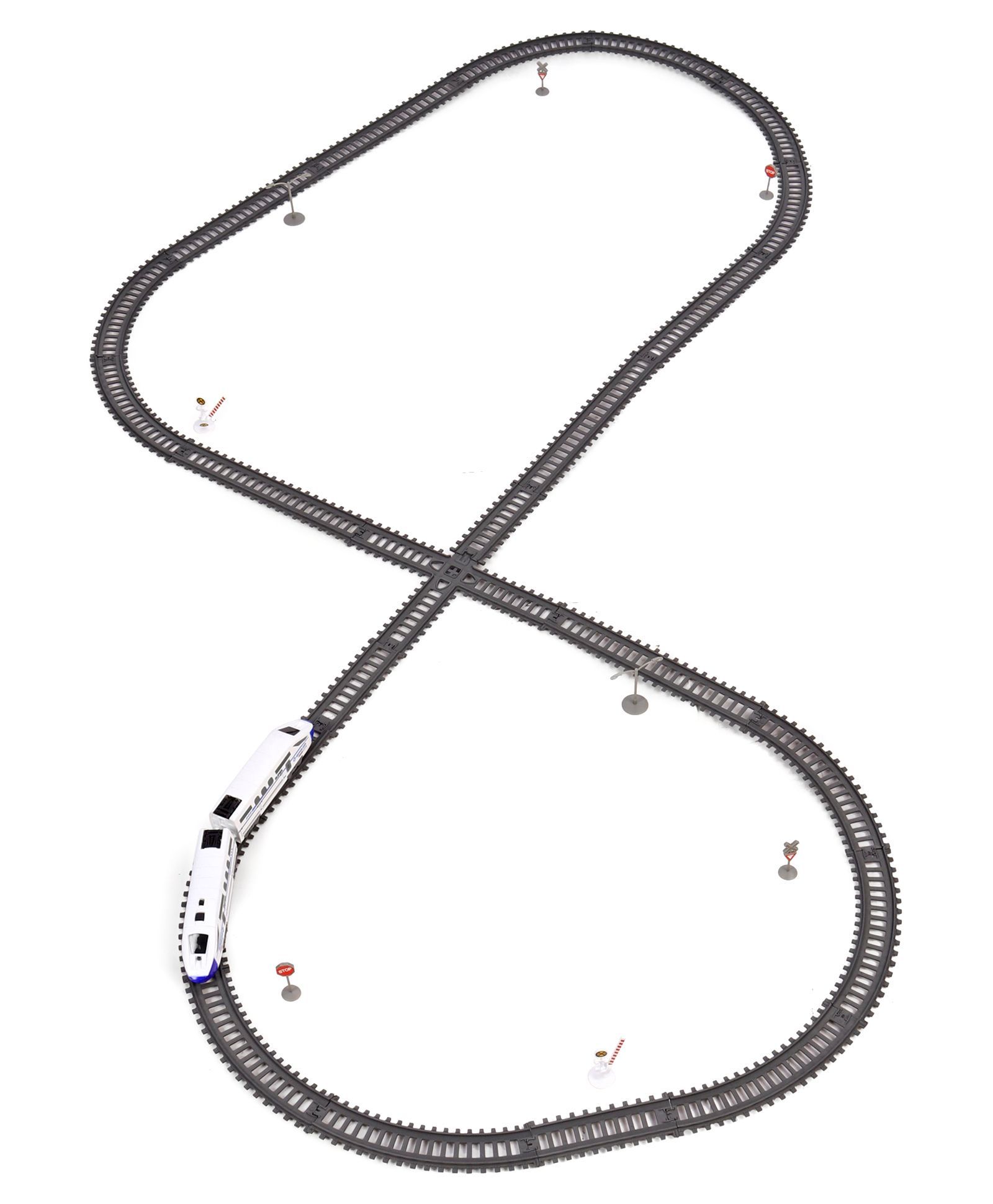 TurboS BSQ Power Train World Train Set Black