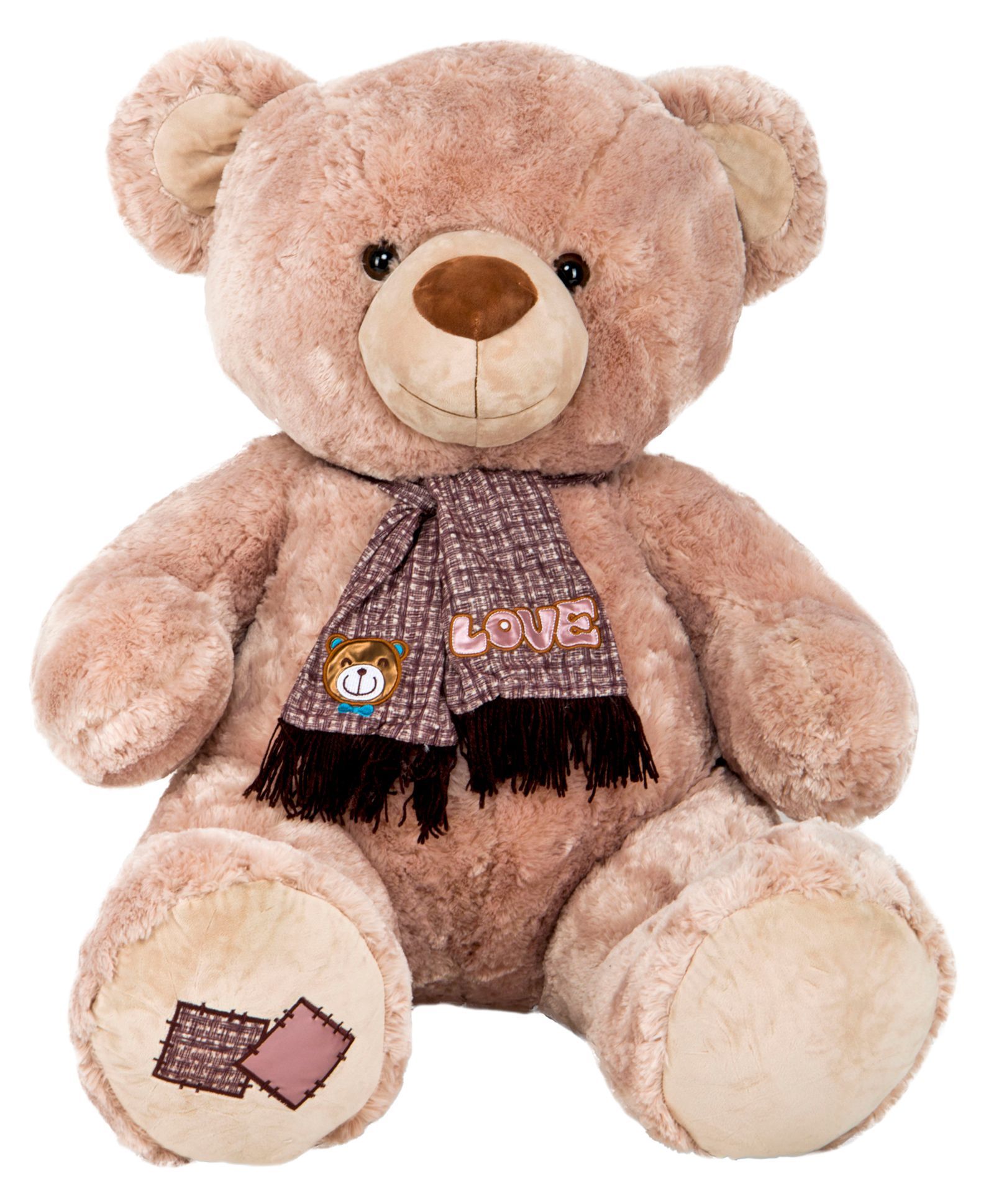 Dhoom Soft Toys Jumbo Teddy Bear With Muffler Brown