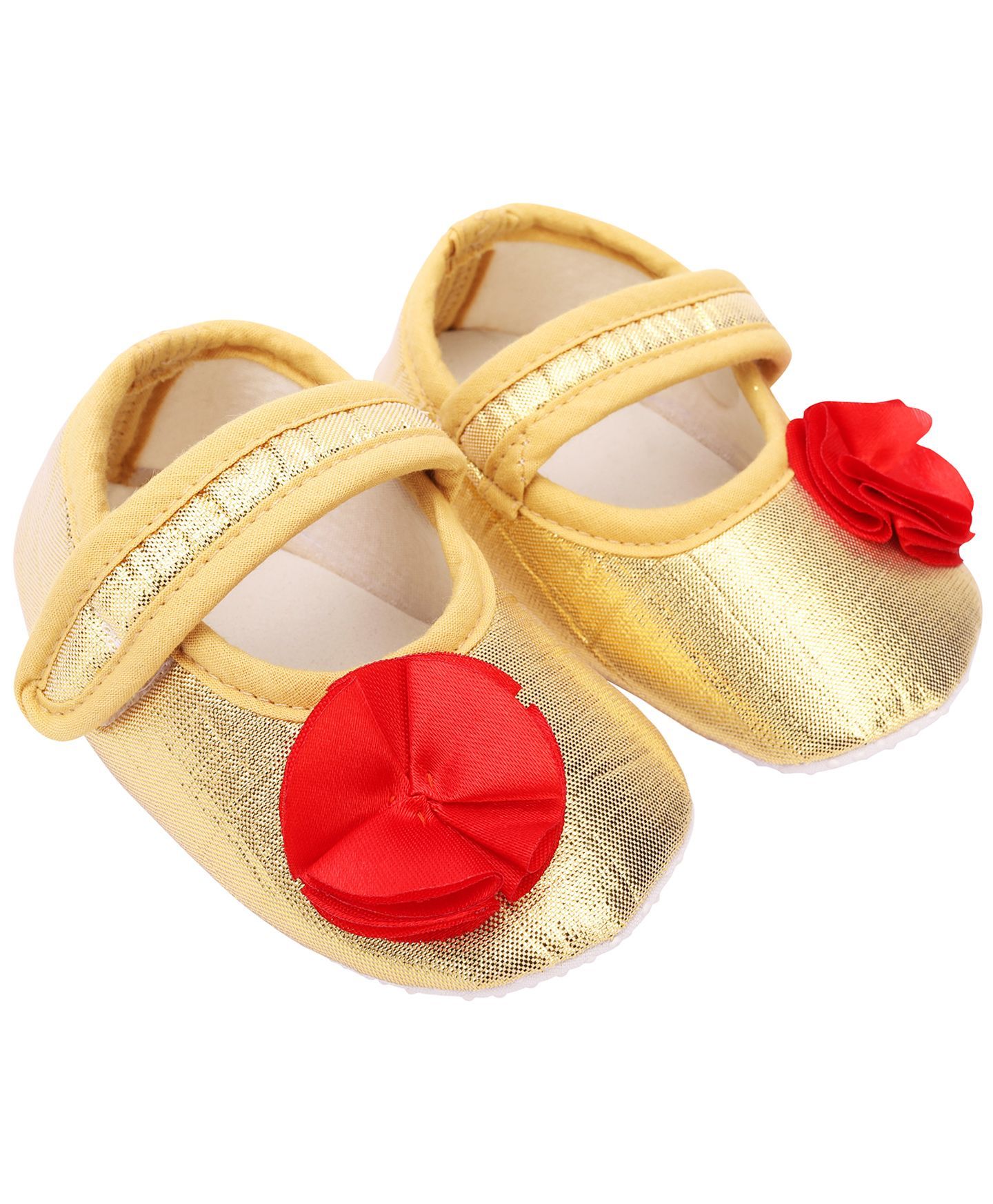 Daizy Shimmery Booties - Golden