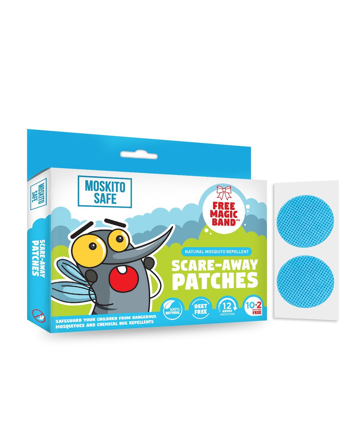Moskito Safe Scare Away Natural Mosquito Repellent Patches
