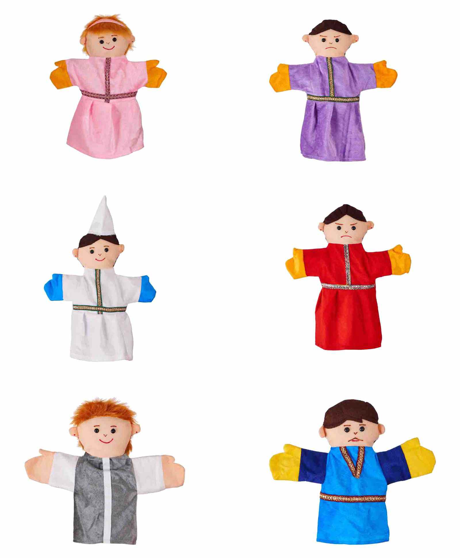 Eduedge Cinderella Finger Puppets Pack of 6
