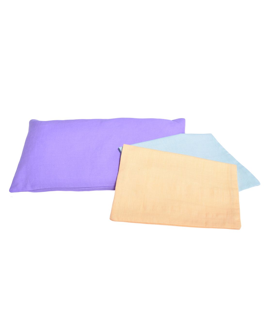 MK Handicraft Pillow & Pillow Cover Set With Fresh Mustard Seeds Filling Pack of 3