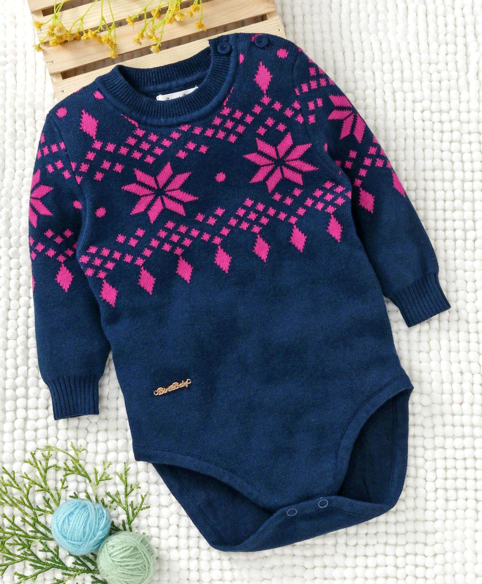 Birth Baby Designed Full Sleeves Onesie