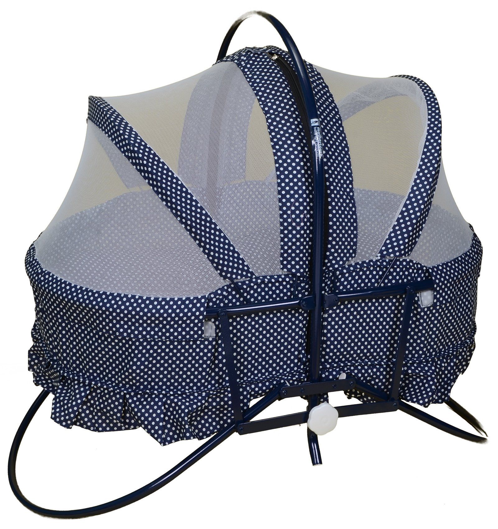 navy blue bassinet