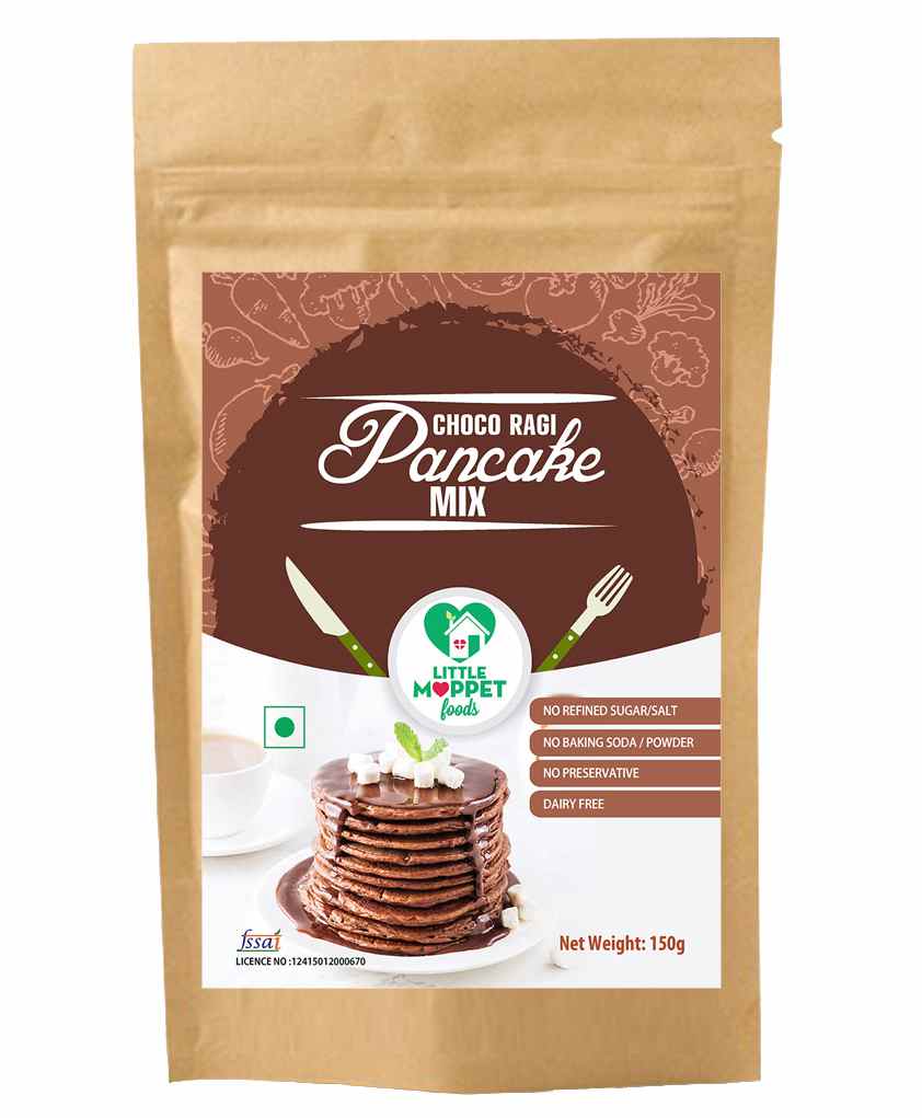 Little Moppet Foods Choco Ragi Pancake Mix