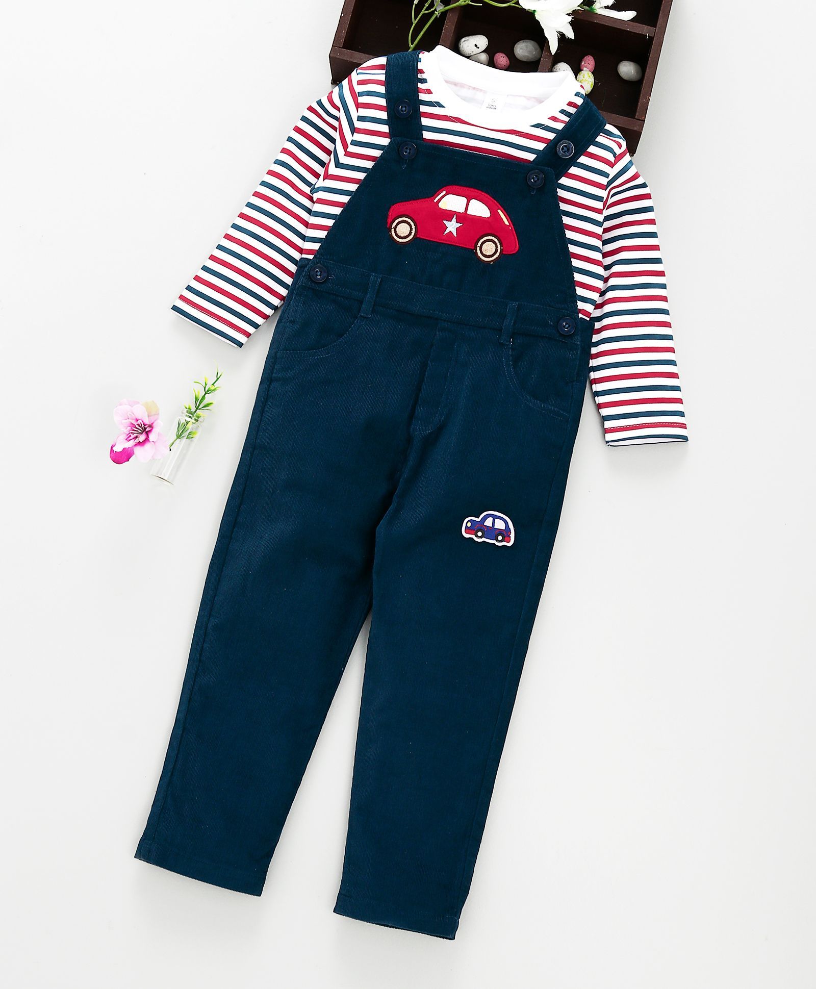 corduroy dungaree