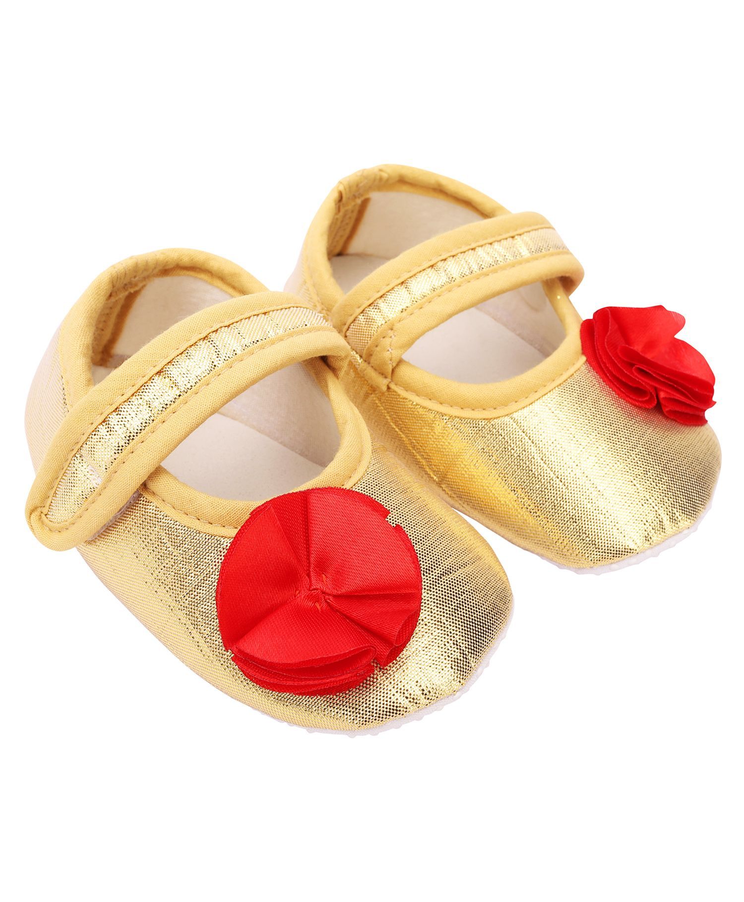 Daizy Shimmery Booties - Golden