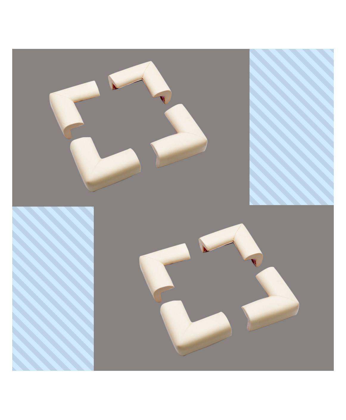 BabyPro Corner Guards Cream - 8 Pieces