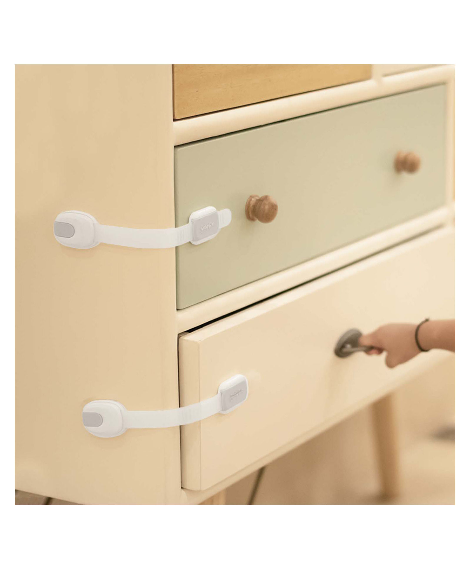 BabyPro Multi Utility Latch Grey - Pack of 2