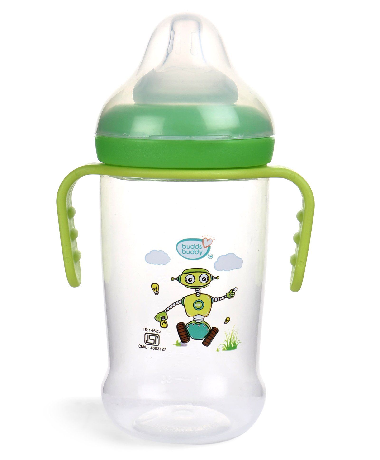 feeding bottle with handle