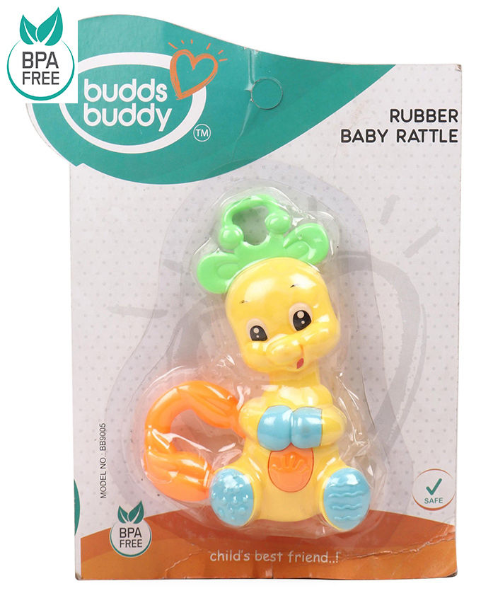 Buddsbuddy Animal Shaped Baby Rattle