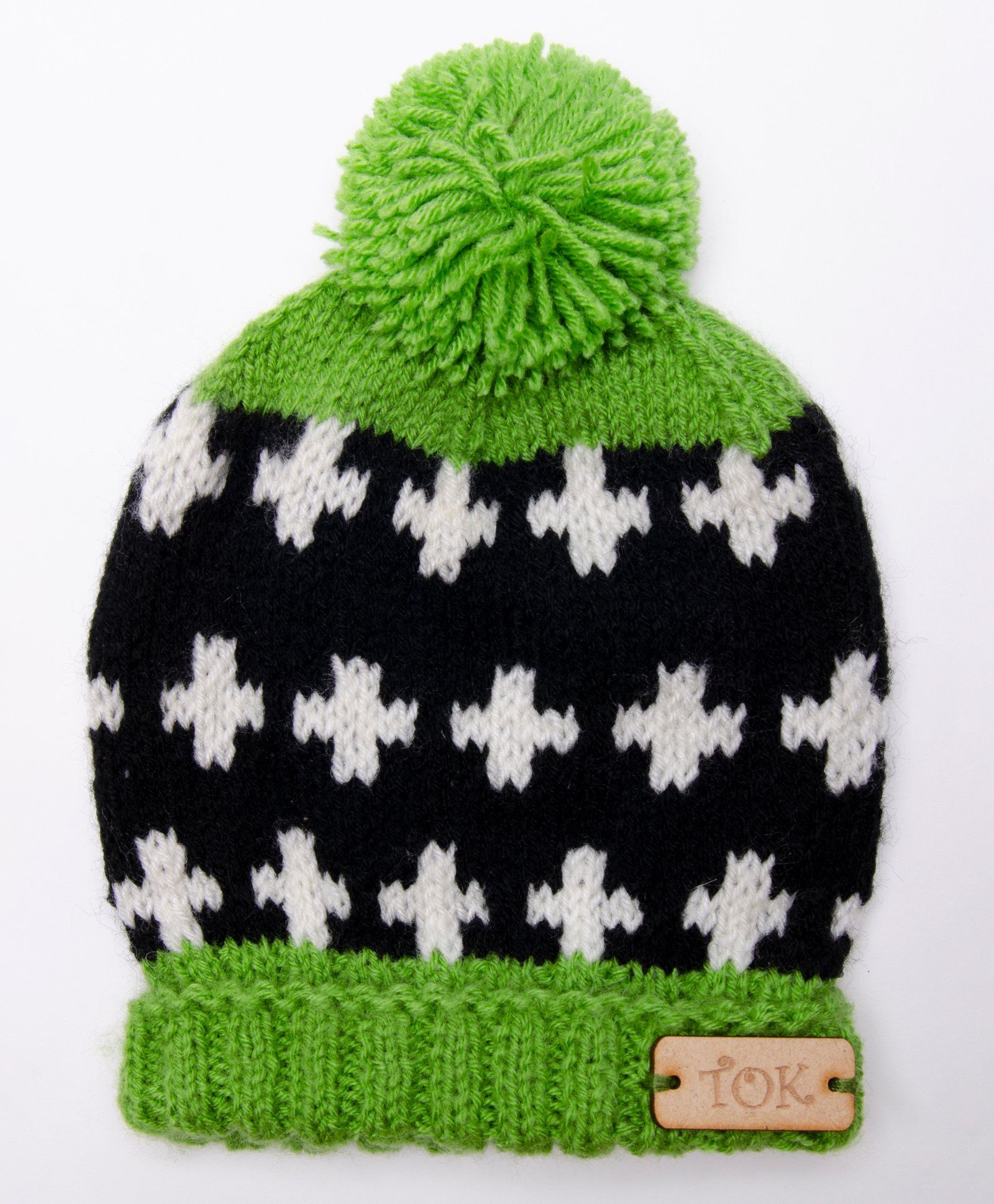 The Original Knit Woolen Cap With Pom Pom