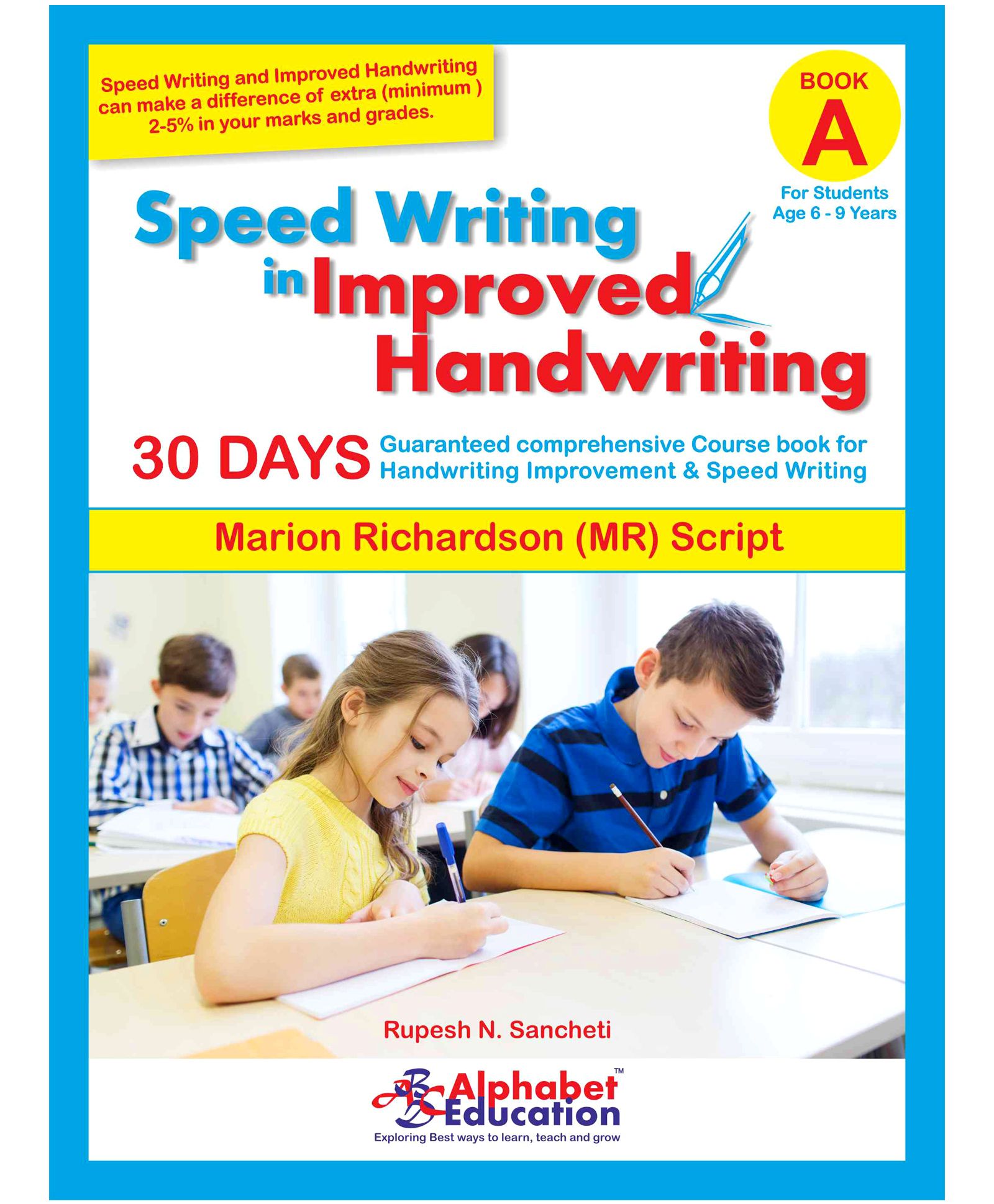 Alphabet Education Marion Richardson Script Writing Book
