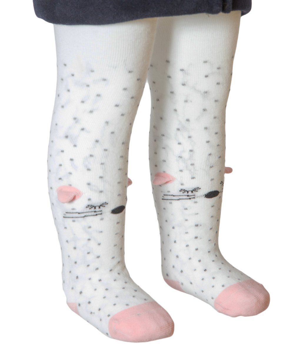 Kidofash Cat Theme Stockings - White