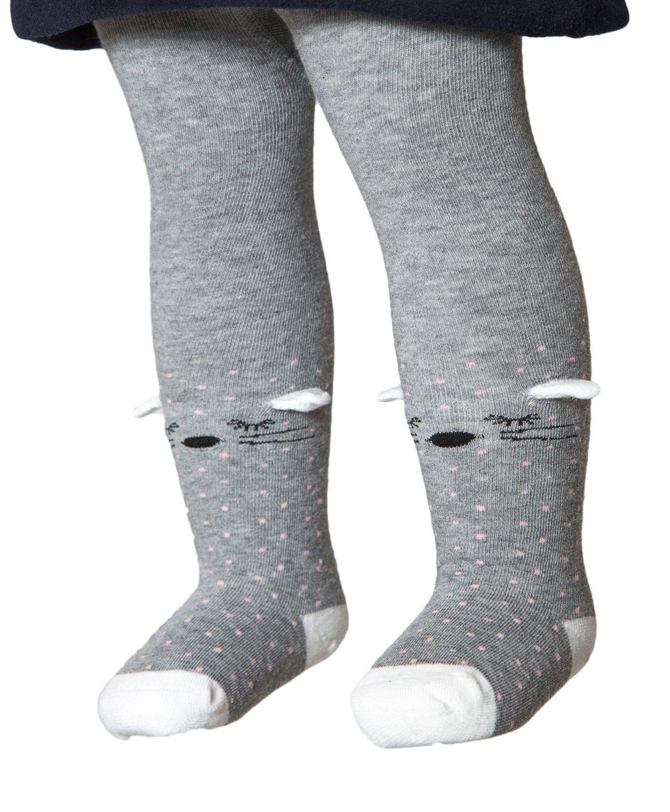 Kidofash Cat Theme Stockings - Grey