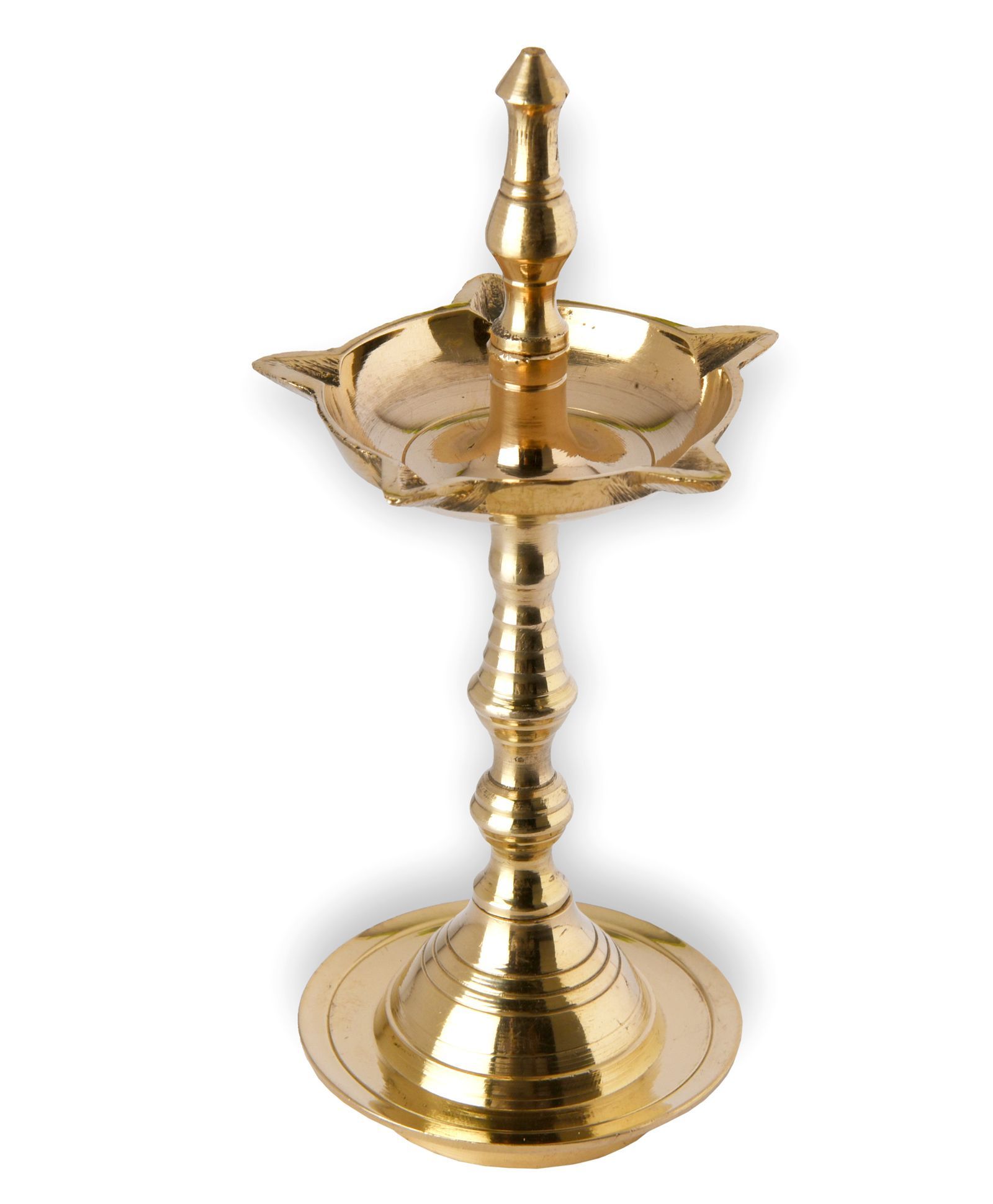Shripad Steel Home Miniature Brass Samai - Golden