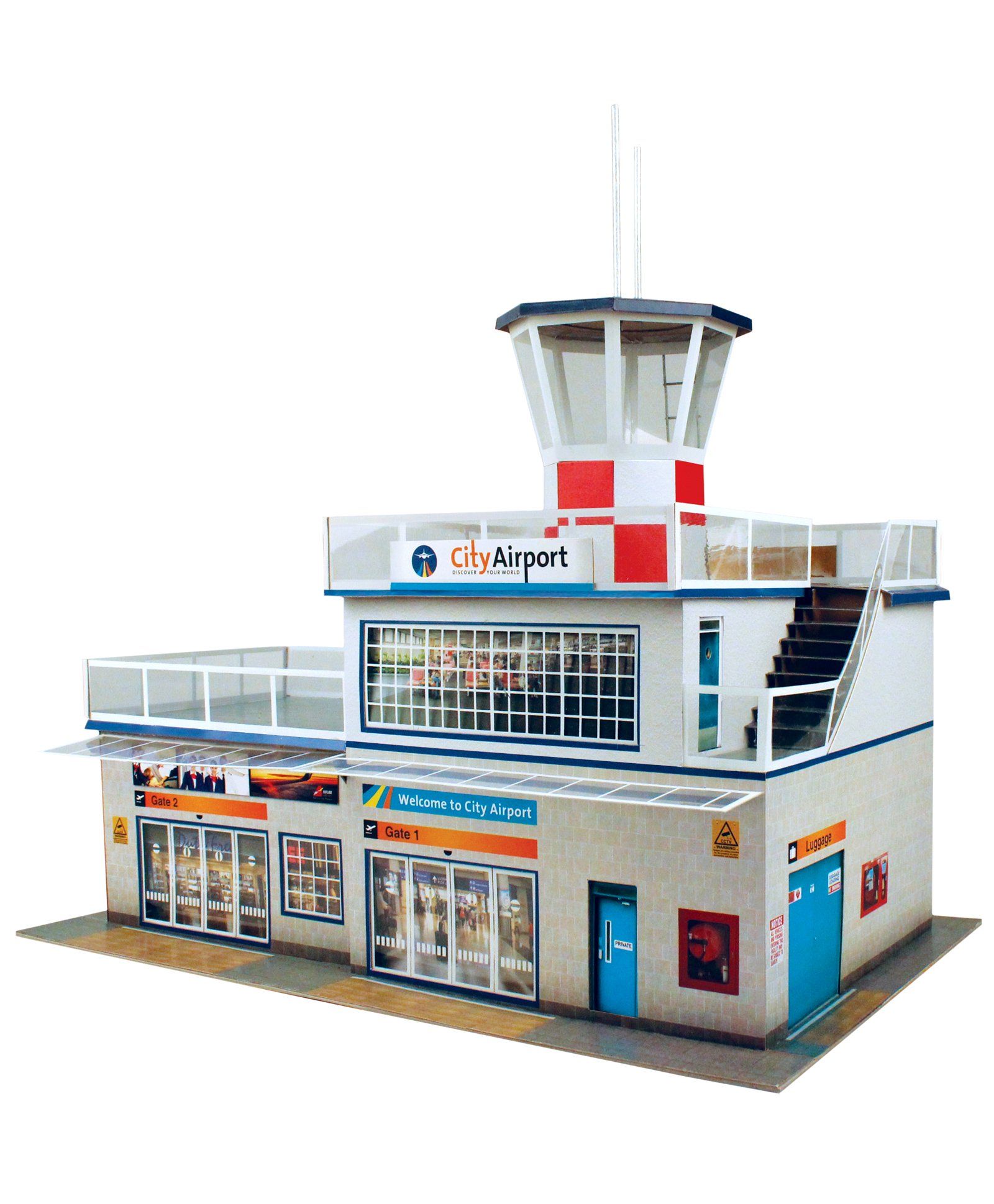 The CityBuilder Airport Model Making Kit - Multicolor