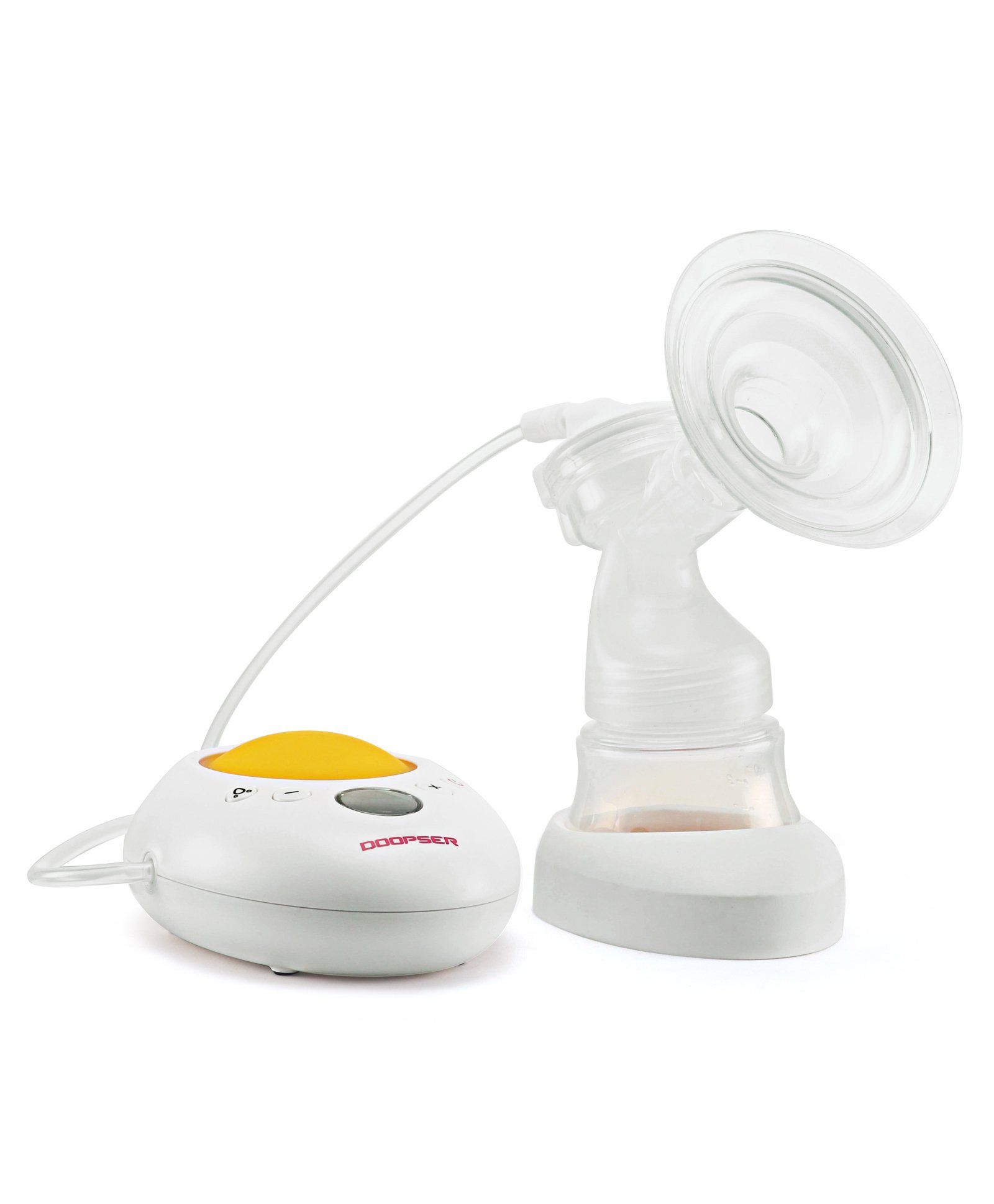 Doopser Single Bottle Silent Electric Breast Pump - Orange