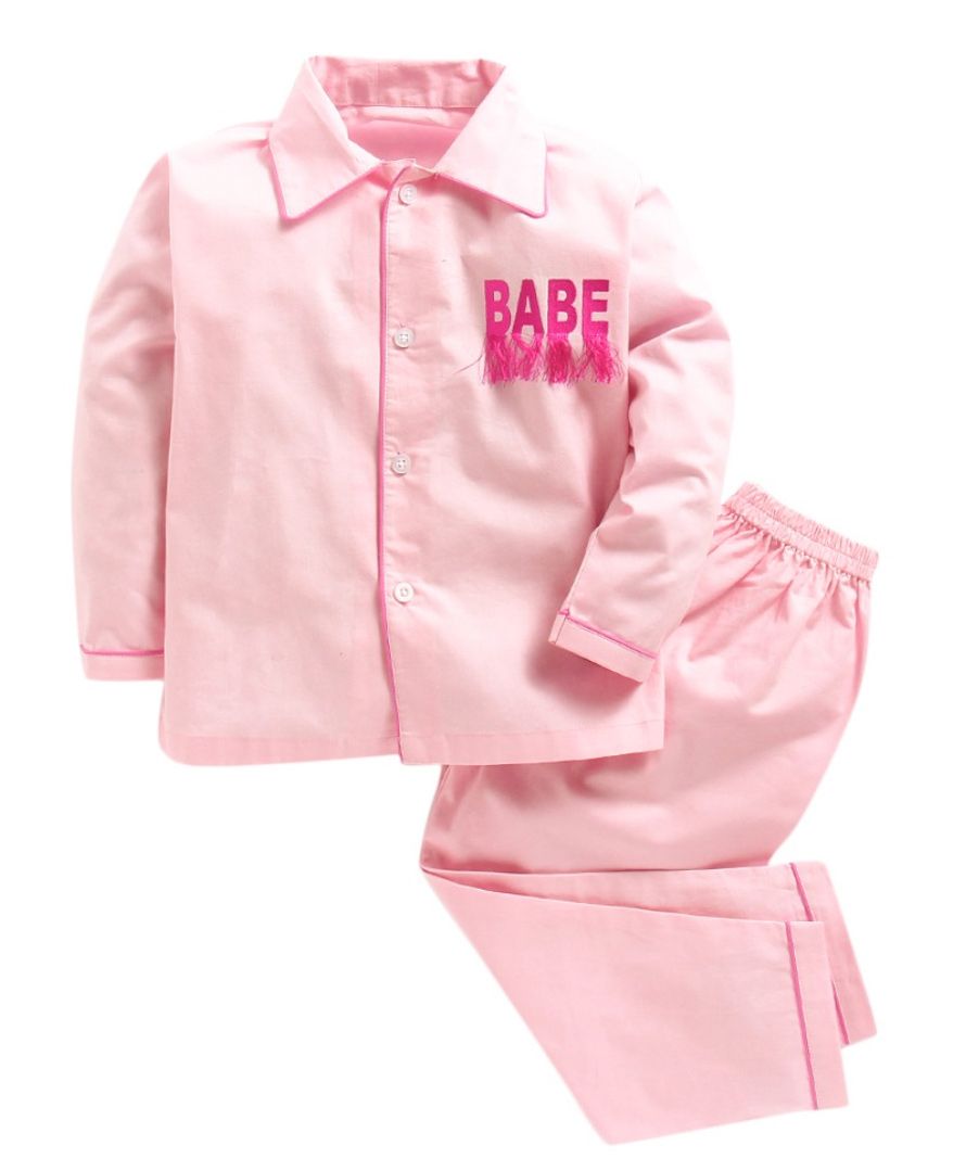 full sleeves night suit