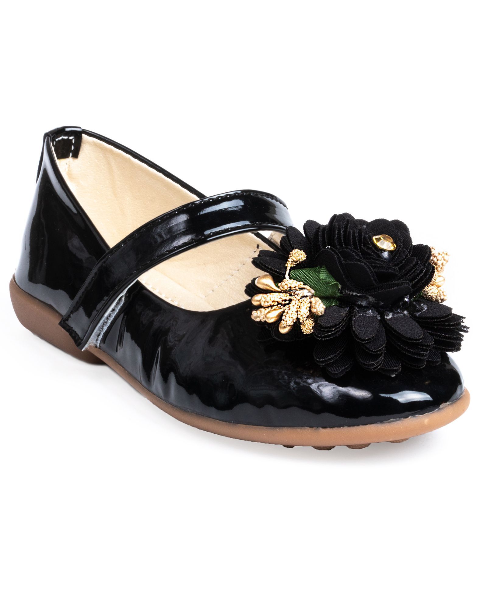 Little Soles Flower Design Mary Jane