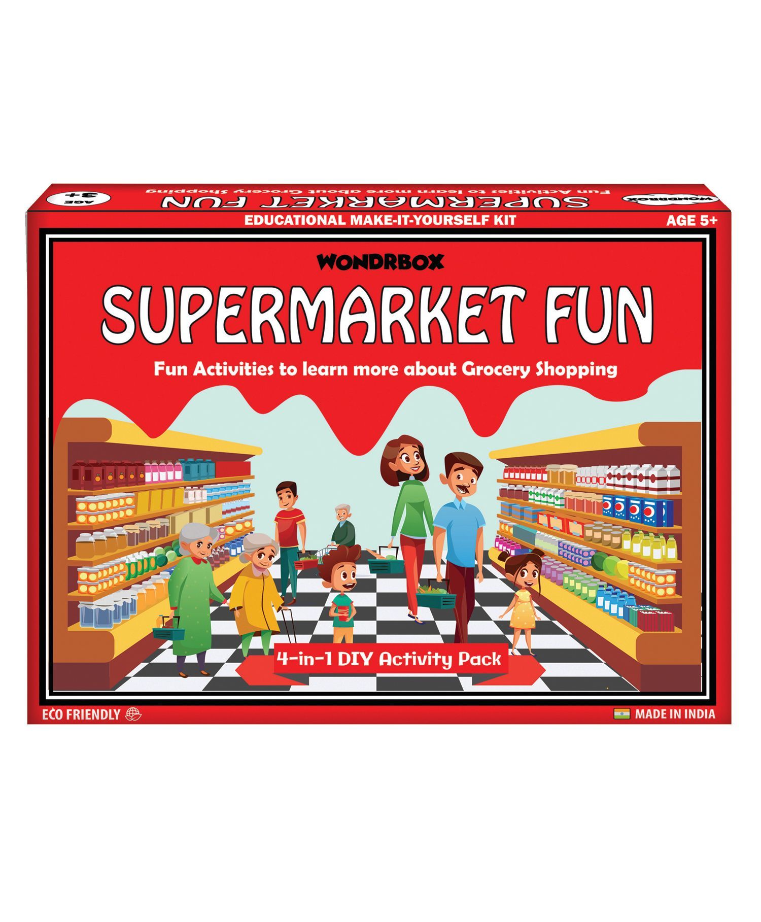 Wondrbox Supermarket Fun 4 in 1 DIY Kit