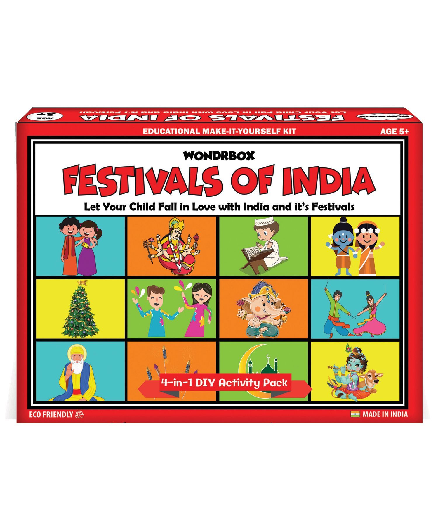 Wondrbox Festivals of India 4 in 1 DIY Kit