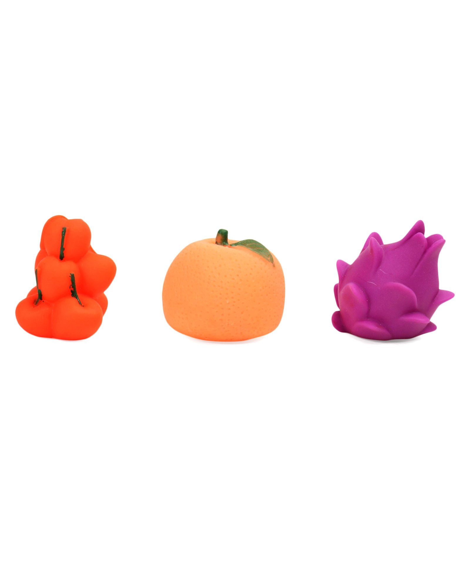 Squeezy Hush Squeaky Bath Toy Fruits Pack of 3
