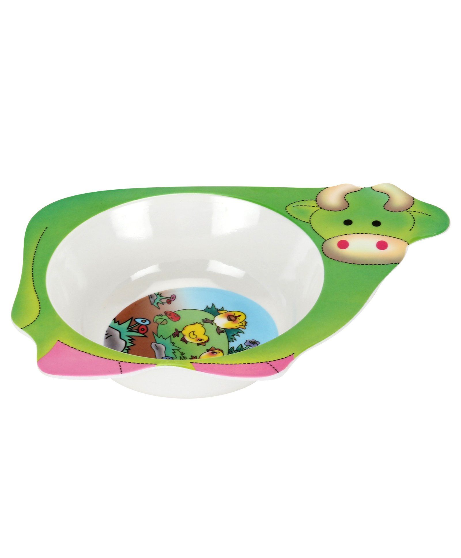 Passion Petals Cow Shape Melamine Feeding Bowl