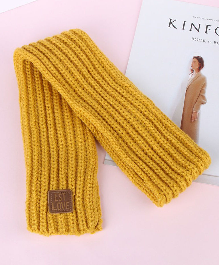 Milonee Solid Muffler - Yellow