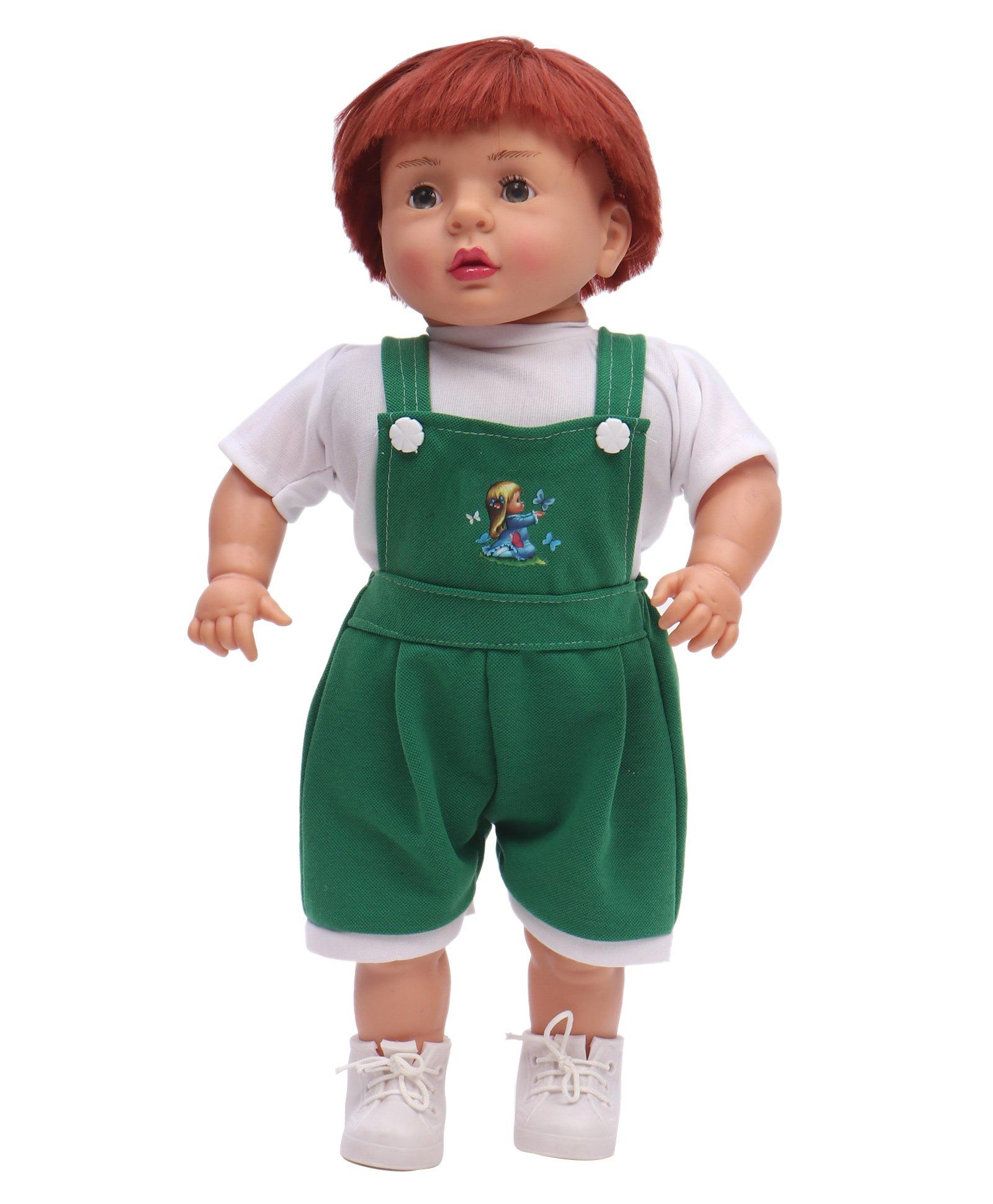 Speedage Ayush Baba Doll White & Green - Height 52.5 cm