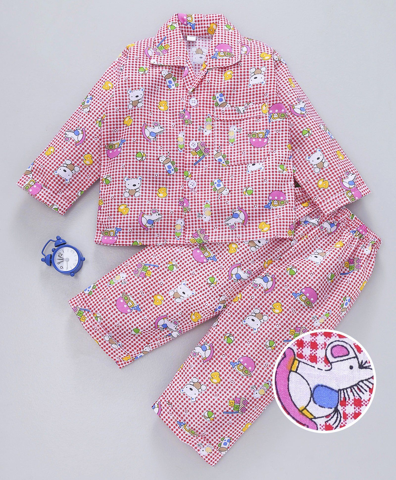 full sleeves night suit
