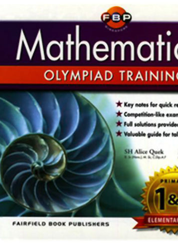 Fairfield Book Publisher Mathematical Olympiad Training Primary 1 And Primary 2 Elementary Level - English