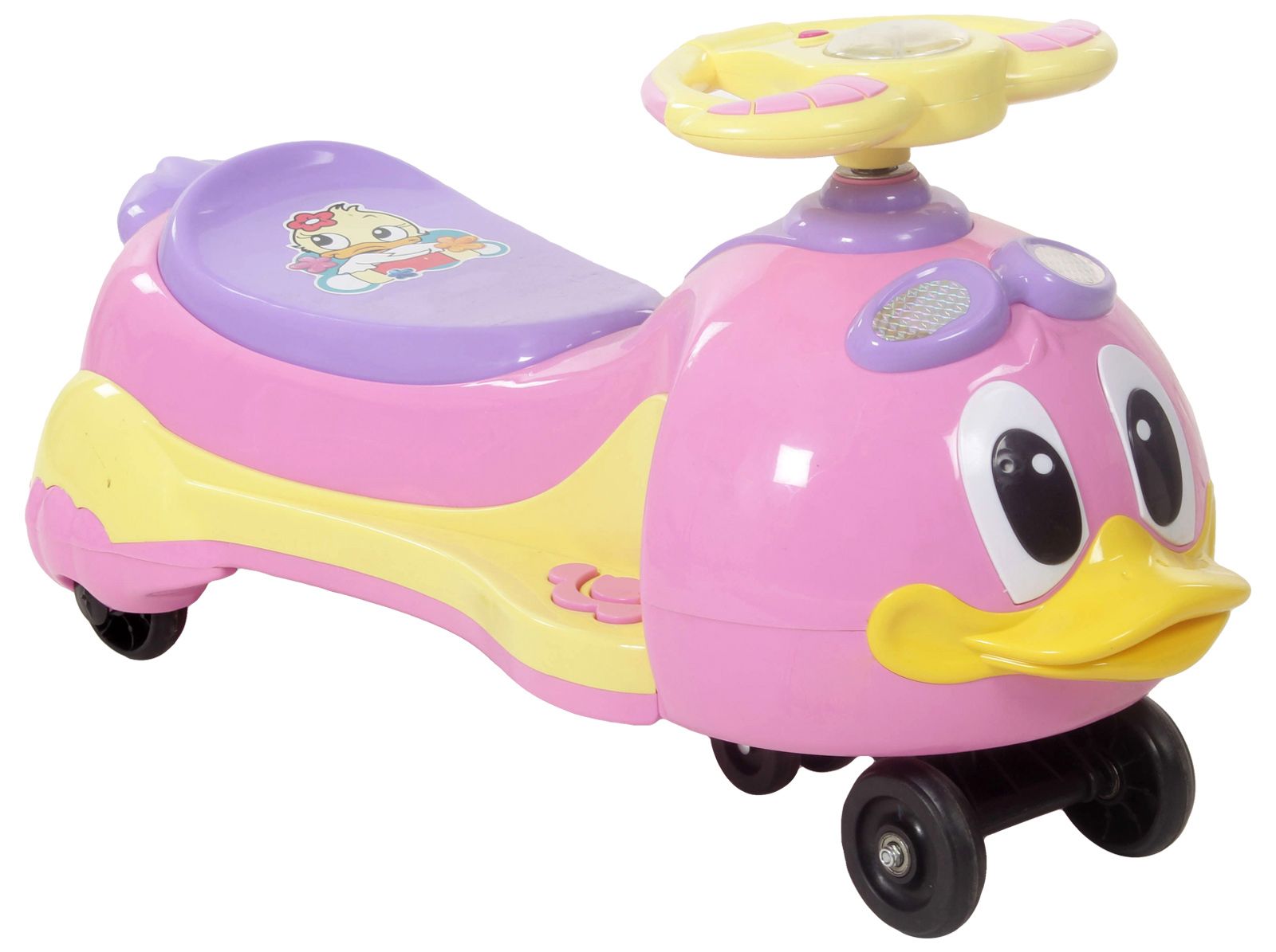 Fab N Funky Musical Baby Twist Car - Pink