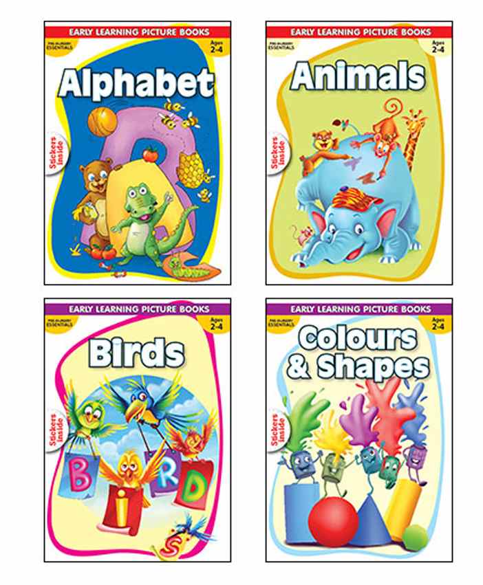 Macaw Pre-Nursery Books Set I English - Set of 4