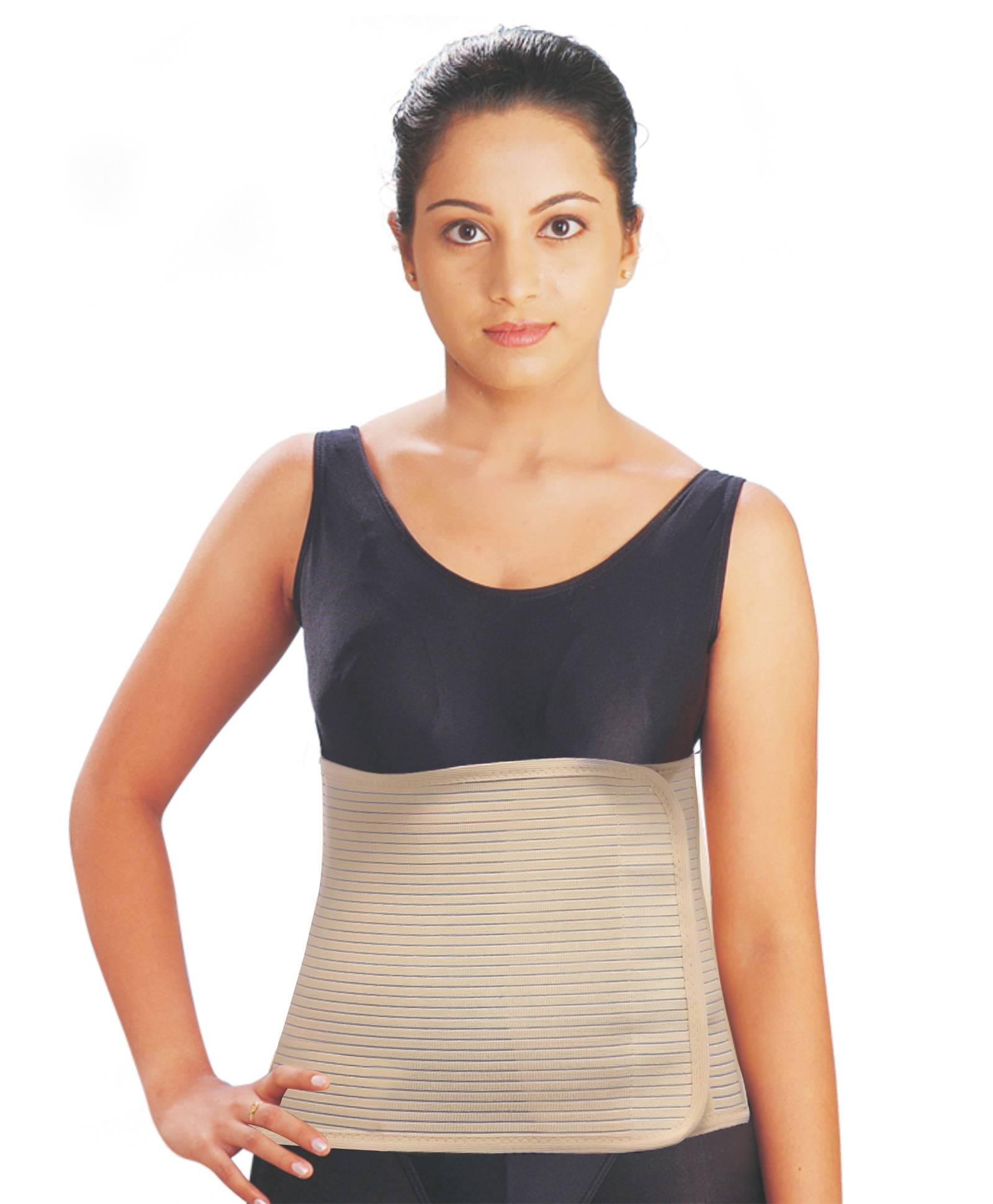 Cling Breath Post Maternity Corset Light Brown - Medium