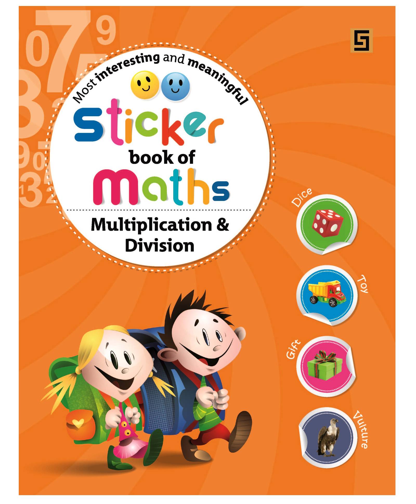 Sticker Book of Maths Multiplication - English