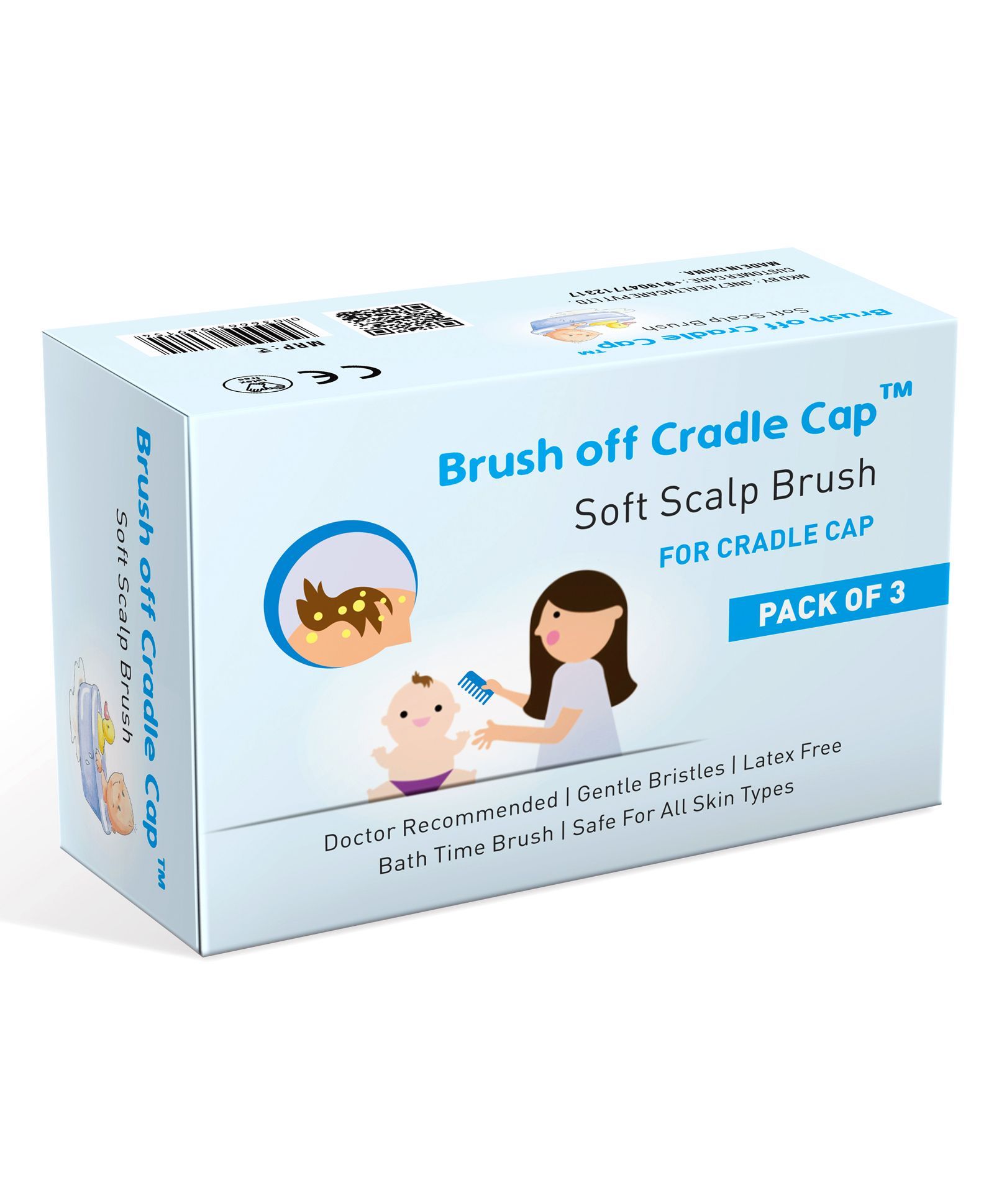 Cradela Cradle Cap Soft Scalp Brush